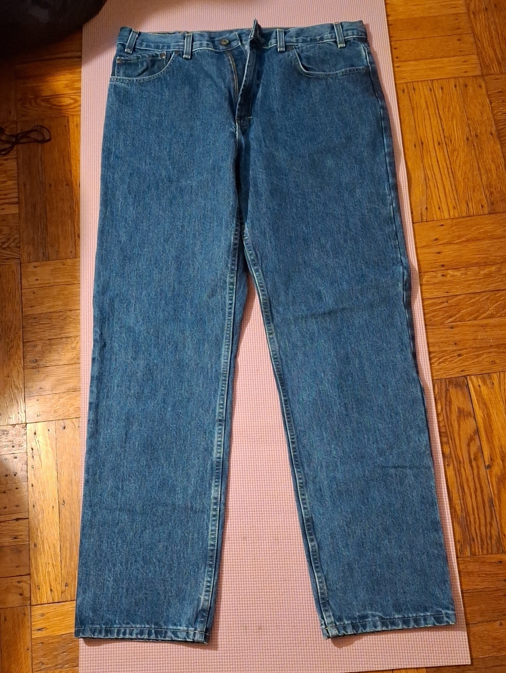 Kirkland Signature Classic Straight-Leg Jeans in Dark Blue